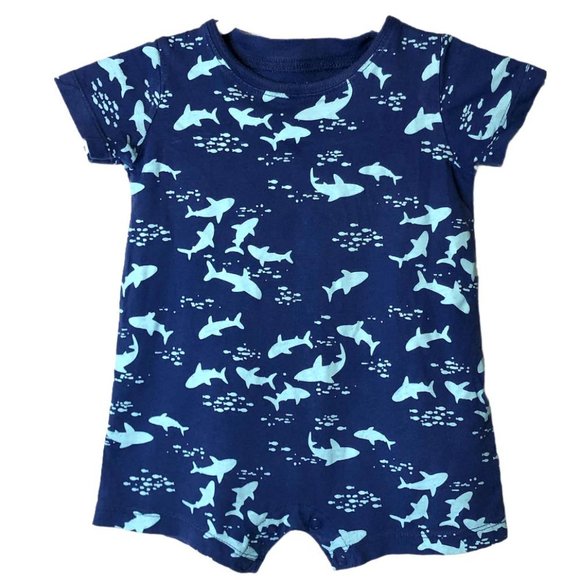 CARTER'S (SHARK) - ONESIE (12M) - Picture 1 of 3